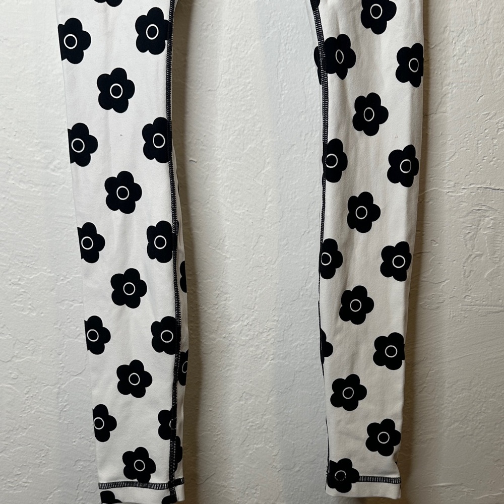 GIGI C Black and White Floral Leggings Size XS - Picture 5 of 7